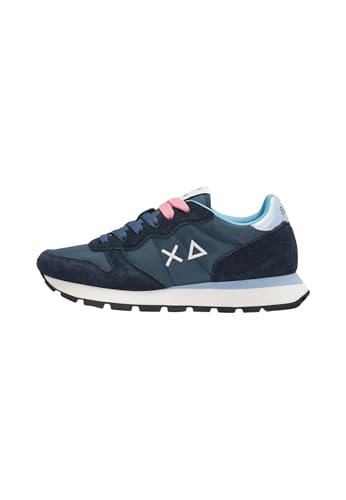 Baskets en cuir SUN68 Z36201 confortables pour marcher sans douleur