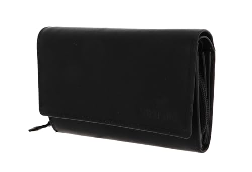 MUSTANG Udine Wallet portefeuille homme finitions haut de gamme noir à rabat