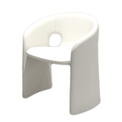 UYKUM Sillas de respaldo casuales de franela de lujo para cocina, hogar, silla de comedor creativa, silla de salón