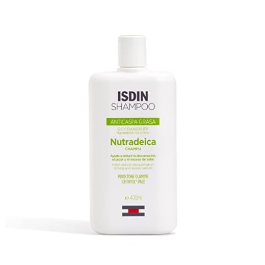 Isdin Nutradeica Champú Anticaspagrasa, Reduce la Descamación, el Picor y el exceso de Sebo 1 x 400ml