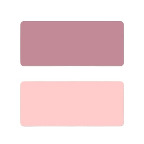 大型標準マット シンプルマット ゲームマット デスクマット パソコンデスクアクセサリー(Purple+pink,80*30cm)