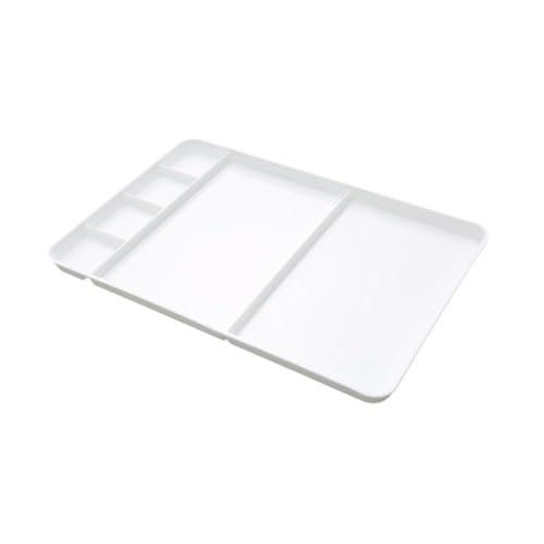 SM SunniMix Watercolor Palette Gouache Mixing Tray Washable with Mixing Area Palette Pallet Painting Tray for Travel