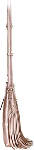 Image of B BRENTANO Vegan Fringed Crossbody Bag with Studs