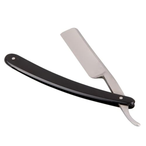 Ultnice   Navaja de afeitar de doble filo diamante, color negro y plateado