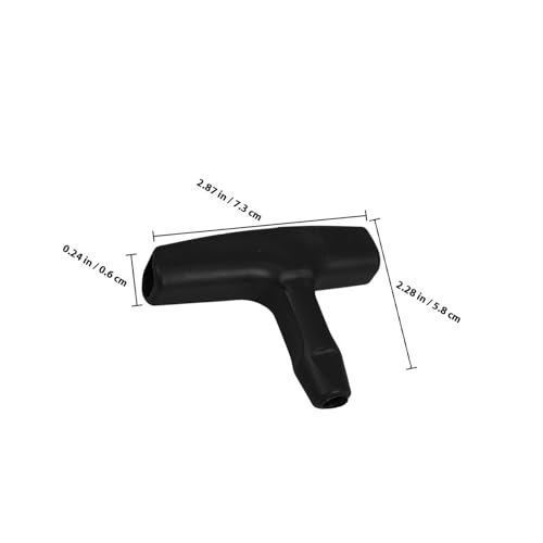 Mango de arranque de retroceso ifundom negro con cuerda resistente para motosierra 3