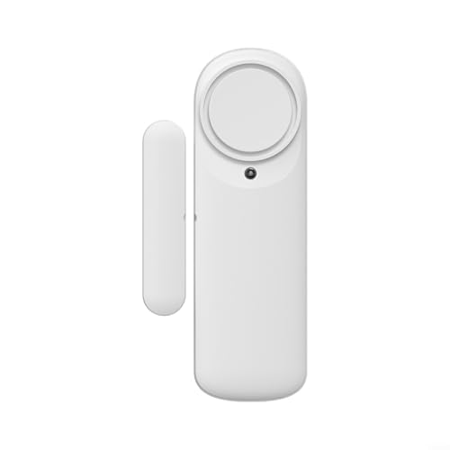 HOHOVYVY Alarma de puerta, Detector de puerta WiFi para Tuya Puerta Sensor 100DB Sirena Control Remoto Seguridad del Hogar