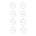 Bloomfall 7MM 8PCS Clear Piercing Disc For Piercing Bump,Pressure Silicone Earrings For Keloids Healing Pads Belly Button Piercing Kit
