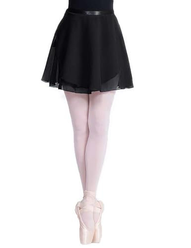Daydance SUVELAM Black Women Ballet Wrap Skirts Adult Sheer Chiffon Dance Over Scarf thumb #1