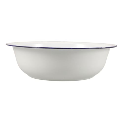 Tazón esmaltado para lavado de 32 cm Blanco miniatura 1