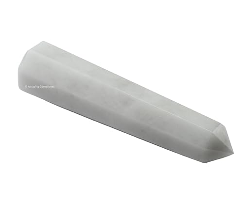 Image of Amazing Gemstone Snow Quartz Crystal Towers - Natural Healing Crystal Point Obelisk for Reiki Healing and Crystal Grid (3 inch to 4 inch INCH)
