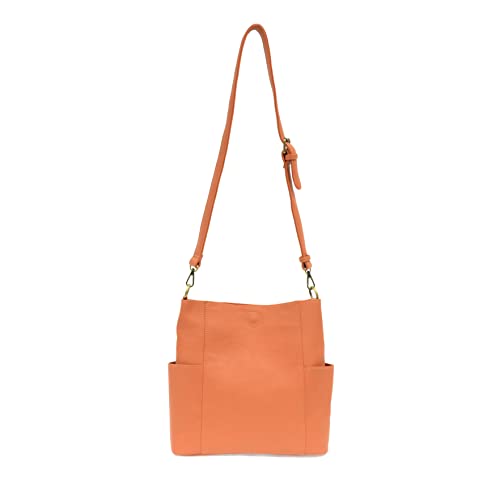 Image of Joy Susan Side-Pocket Bucket Bag: Kayleigh Crossbody