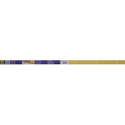 M-D Building Products 79012 Wide Fluted 1-1/4-Inch by 36-Inch Seam Binder, Satin Brass Cover