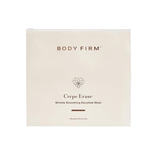 BODY FIRM Crepe Erase Wrinkle Silicone Mask, Anti-Aging Skin Firming & Tightening Patch for Chest and Decollete,Overnight Wrinkle Remover Treatment,Supports Crepe Skin, Reusable Pad up to 30x