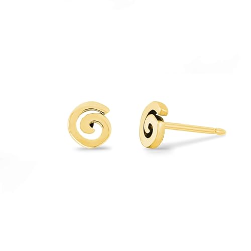 Boma Jewelry Sterling Silver Spiral Stud Earrings