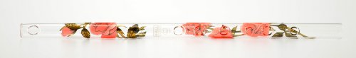 Hall Crystal Flute 11214 - Inline Glass Piccolo In C - Rose/Gold #TOP3