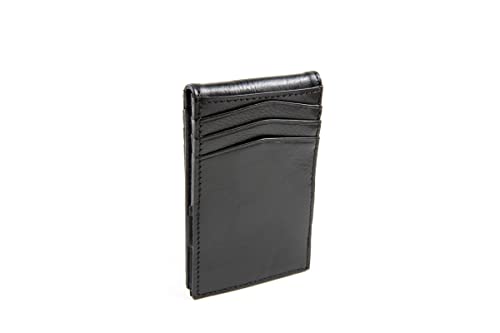 Men's Wallet RFID Thin Front Pocket Inner ID Black4