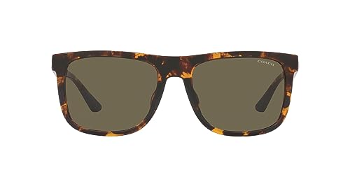 Image of Coach mens Hc8367u Universal Fit Square Sunglasses