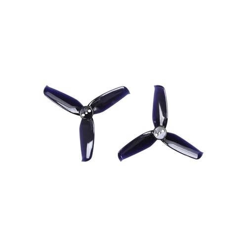 Hélices 2540 3 pales 2.5 pouces en polycarbonate noir pour drone FPV M2
