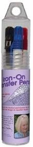 "Iron-On Transfer Pens 4/Pkg-Black, Blue, Brown & Red"