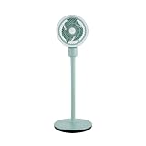 HEPTA WORLD Ventilador de Coluna 43cm, 5 Hélices, 3 Velocidades, Função Oscilante, Silencioso, Design Slim, Classe A Eficiência Energética para Casa e Escritório, Preto, 110V