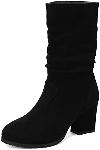 Stiefeletten Stiefel Blockabsatz Cm Ankle Boots Leder Stiefel