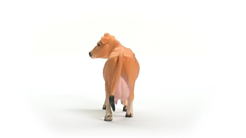 SCHLEICH 13967 Jersey Kuh, ab 3 Jahren, Farm World - Spielfigur, 4 x 14 x 8 cm