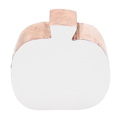 Woodenapplewithwhiteenamelfigurinefreestandingtabletopfalldecoration49inches Urban Country Home Decor Wooden apple with white enamel figurine freestanding tabletop fall decoration 49 inches urban country home decor