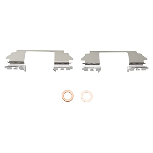 Image of TRQ Front and Rear Brake Caliper Set Zinc Coated Brackets Compatible with 2006-2011 Dodge Charger 2007-2008 Dodge Magnum 2010 Chrysler 300