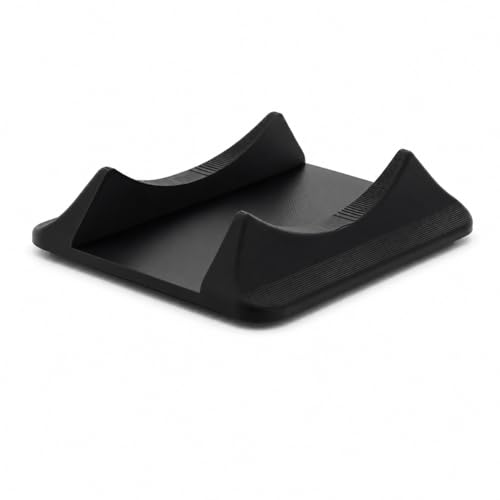 Image of Azoth Vertical Stand for Mac mini M4 / M4 Pro - Compact Space-Saving Holder with Full Rear Port and Easy Access to Power Button | Fits All Mac mini M4 Variants | Black
