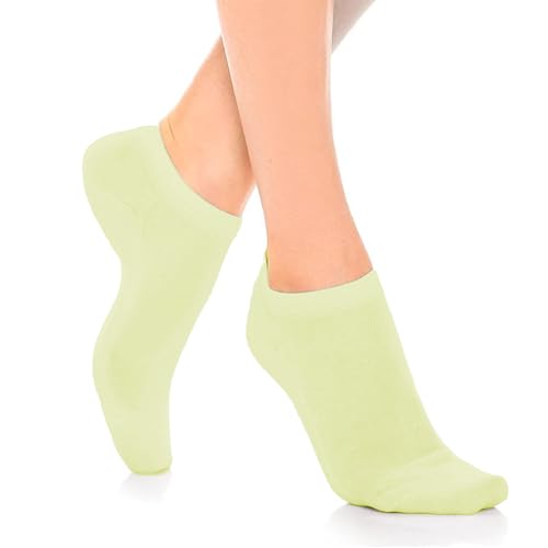 Image of Yuneek Women's Ankle Length Low Cut Cotton Socks Pack Of 3