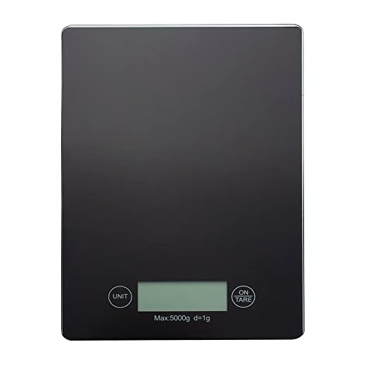Balança Digital Vidro para Cozinha Mimo Style Preto