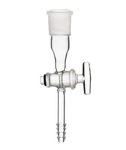 SHIV SCIENTIFIC Borosilicate Glass Adapter,VACUUM FLOW-CONTROL ADAPTER STRAIGHT WITH PTFE STOPCOCK. (B24/29)-picture-18