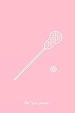  Dot Grid Journal: Lacrosse Stick And Ball Retro Sport Goalie Boys Girls Gift - Pink Dotted Bullet Notebook - Diary, Planner, Gratitude, Writing, Goal, Log Journal - 6x9 120 pages
