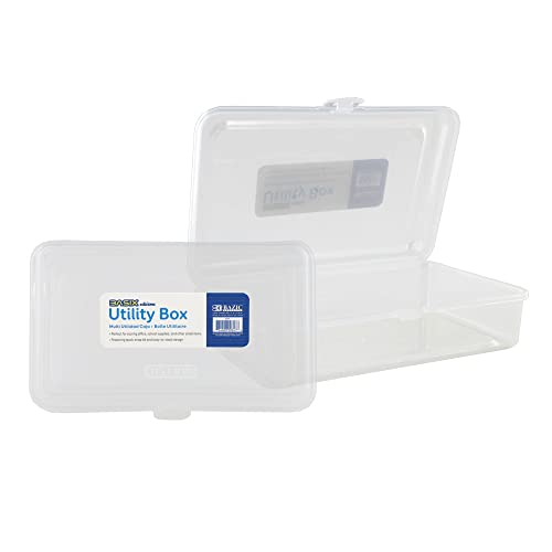BAZIC Plastic Pencil Case Organizer (1-Pack)