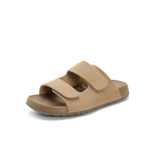 Womens Sandals Half slippers for women, soft leather, retro flip flops, soft sole, casual sandals