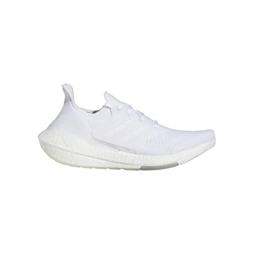 adidas Damen Ultraboost 21 Running Shoe, Cloud White/Cloud White/Grey, 39 1/3 EU