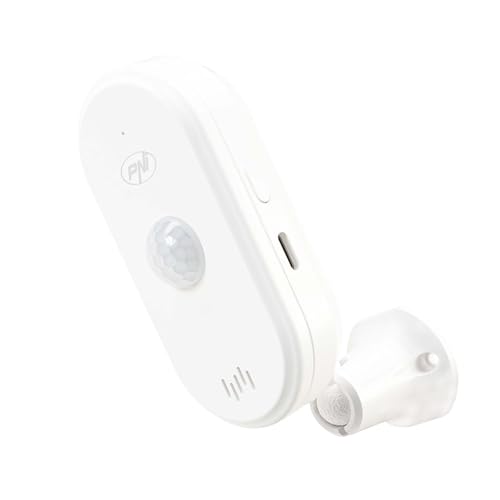 PNI SafeHouse HS401 PIR motion sensor with Wi-Fi, compatible with the Tuya application, 80dB sound alarm, built-in speaker, 5V USB C power supply