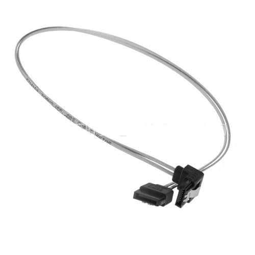 Cable de datos SATA3 6Gbps 180 a 90 grados 0.25m plata