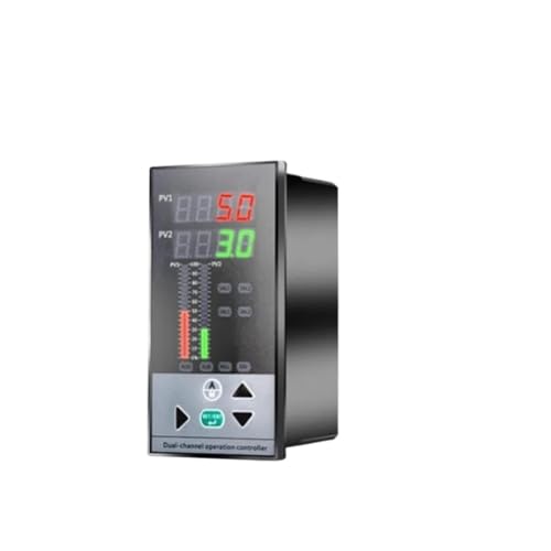 LBBCQVJK Dual Display Water Level Pressure Indicator Temperature Controller 4-20mA Relay 485 Output LED(Relays Output)