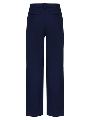 renvena Boys School Uniform Straight-Fit Flat-Front Dress Pants4