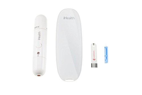Preisvergleich Produktbild iHealth GLUCO BG5KIT Vernetztes Blutzuckermessgerät-Kit