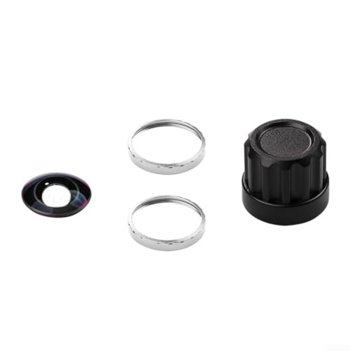Lentes de repuesto para Insta360 X5 en cristal óptico con herramienta de extracción plateado