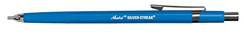 Markal 96006 - Markal Silver-Streak Holder With 1 Reflective Lead, Built-In Sharpener, 1 Click Advance -Ideal For Metal Layout & Fabrication Work #TOP1