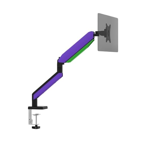 Support de moniteur multifonctionnel bras aluminium écran PC noir violet