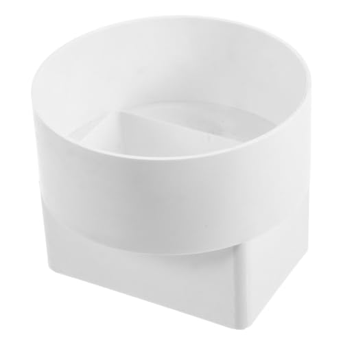 Homoyoyo tubo fijo - Conector bajante - Accesorio bajante adaptador de bajante de canalón piezas y accesorios para canalones kit de desviador de barril de lluvia desviador de agua de canal