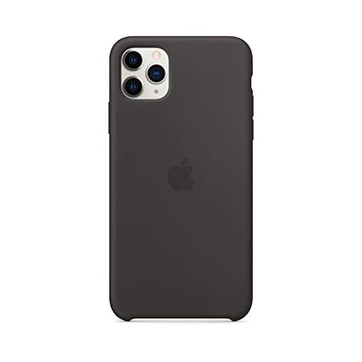 Apple Silikonskal (till iPhone 11 Pro Max) - svart