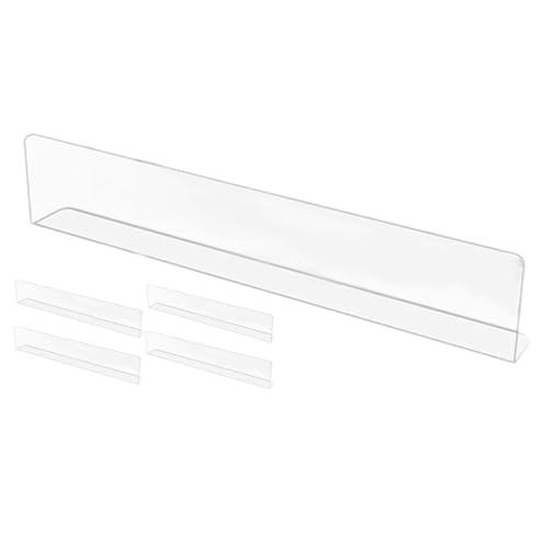 CAXUSD 5 Piezas PVC Bloqueador de Huecos para Muebles Paneles Semitransparentes para Debajo de Sofá Cama y Otros Muebles Antideslizante y Reutilizable para Interiores