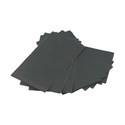 10 hojas de papel de lija húmedo y seco de 3 x 5.5 pulgadas, grano 600-2500, papel de lija de grano fino para carpintería, pulido automotriz, abrasivos, resistente al agua (grano 1500)