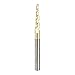 Amana Tool 46286 CNC 2D and 3D Carving 3.6 Deg Tapered Angle Ball Nose x 1/8 D x 1/16 R x 1 CH x 1/4 SHK x 3 Inch Long x 3 Flute SC ZrN Coated Router Bit