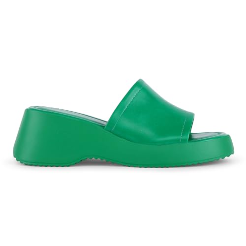Image of Lino Perros womens Lino Perros Everyday Platform Sliders Heeled Sandal